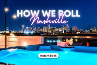New How We Roll Rooftop - Hot Tub with Views - 13 Beds - 0