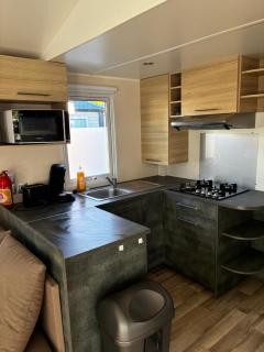 Mobil home spacieux 6-8 pers, camping 4 étoiles, la Carabasse - 8