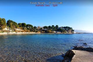 Quiet Central Split Apartment - 5 min Walk to Split Old Town and Bacvice Beach - 6