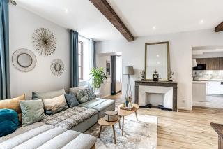 Duplex de luxe à Trévoux élégance et confort 100m2 chambres climatisées - 9