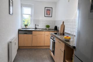 Havn Apartments - 2 Schlafzimmer mit 3 Boxspringbetten, Balkon, Küche, HD TV, Wifi - Merseburg - 7