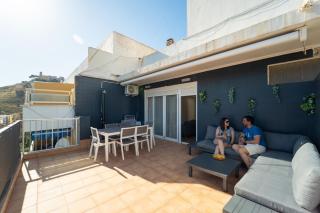 Ático luminoso con terraza enorme y AC a 2 min de la playa - 5