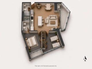 Skyline & Ocean View 2BR High Floor Residence, Near Marvel Stadium, Pool and Gym - Melbourne - 9
