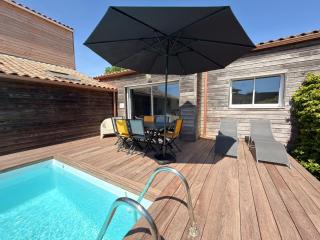 "AU BOIS DES AILES" Maison 6 personnes, internet wifi, piscine chauffée, jardin cosy - 7