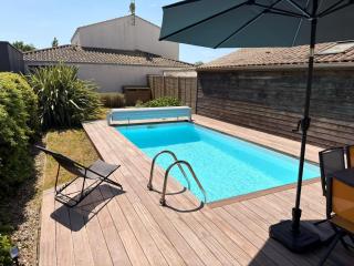 "AU BOIS DES AILES" Maison 6 personnes, internet wifi, piscine chauffée, jardin cosy - 5