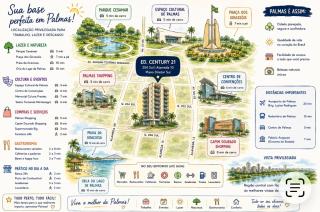 PALMAS EXPERIENCE - APARTAMENTO BRISA, no centro, vista lago! - 8