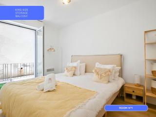 Le Cocon - 5min Monaco - 10min Gare à pied - Free private parking - Terrace, garden & balcony - Quiet - 20min à pied du Port - 1