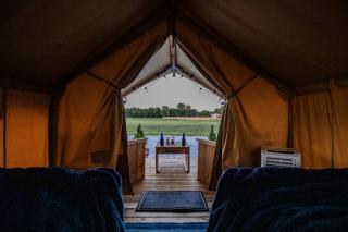 Comfortable Glamping Tent with Fire Pit and Stream Access Near Mark Twain National Forest in Missouri - 6