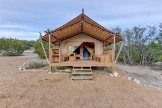 Incredible Tented Cabin with Fire Pit and Close to Fantastic Hiking Trails in Johnson City, Texas - 0