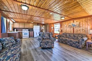 Waterfront Cabin with Kayaks, Dock & Fire Pit in Houghton Lake, Michigan - 3