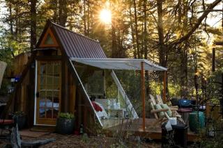 Convertible A-Frame Cabin with Epic Deck Views & Outdoor Shower in Mount Carmel, Utah - 0