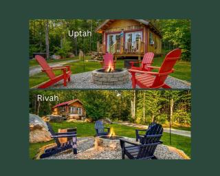 Peaceful Woodland Escape with Two Cabins, Firepit Nights & Hot Tubs in Bethel, Maine - 9