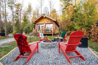 Peaceful Woodland Escape with Two Cabins, Firepit Nights & Hot Tubs in Bethel, Maine - 8