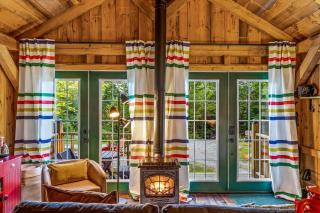 Peaceful Woodland Escape with Two Cabins, Firepit Nights & Hot Tubs in Bethel, Maine - 7