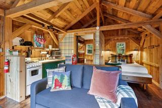 Peaceful Woodland Escape with Two Cabins, Firepit Nights & Hot Tubs in Bethel, Maine - 1