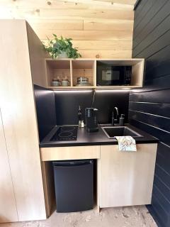 Dogwood: Modern Woodland Studio Pod Tiny Home with Private 300-Acre Forest near Quakertown Pennsylvania - 9