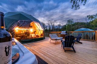 Geodesic Dome Retreat with Hot Tub & Fire Pit in Bluefield, West Virginia - 0