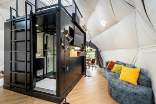 Geodesic Dome Retreat with Hot Tub & Fire Pit in Bluefield, West Virginia - 5