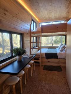 Spruce: Tranquil Modern Family Tiny Home Pod with 300-Acre Forest Views near Quakertown, Pennsylvania - 3