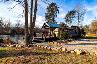 Lakefront Tiny Home Retreat with Private Dock & Sunset Views in Tracy City, Tennessee - 0