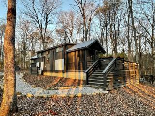 Chic Tiny Cabin with Jacuzzi, Screened Porch and Grill in Tennessee - 0