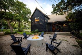 Luxury Fredericksburg Log Cabin with Heated Pool, Hot Tub & Game Room Near Main Street, Fredericksburg, TX - 1