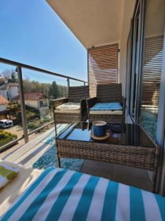 Artystyczny Picasso apartament z widokiem na jezioro i tarasem - 5