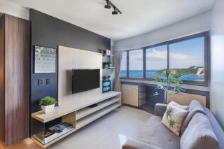Apartamento vista Morro do Careca a 250m da praia, 300 mb e Garagem - 8