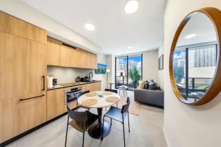 Sleek Downtown Condo w Den at 501 First - Pool Gym & Urban Views - 0