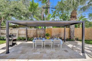 Lauderdale Luxe Oasis -Heated pool-6min2Beach-Dream patio-Pergola-Golf-Game room - 8