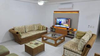 Apartamento pé na areia Guarujá 3 quartos 3 banheiros sala cozinha equipada - 8
