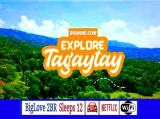 Tagaytay HideAway 2-Bedroom Sleeps 12 max in CITYLAND Prime Condo with Big Living room, Kitchen, Free Swimming Pool, 2 Parking, Wi-Fi, Netflix, Disney Plus, Best View-Deck - 9