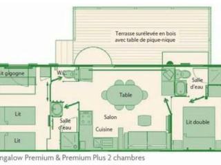 Mobil-home climatisé, animaux admis - 6 pers. - API-1-52-2794 - 8