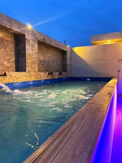 2BHK Penthouse with Private Swimming Pool, BBQ, Gaming and Outdoor Screening - 4