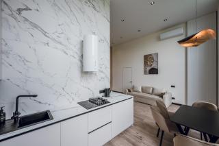 10-234 Pechersk Plaza, Boichuka 17, Kyiv centre, panoramic city view, 15 kW backup power, Petrovdom Apartment - 1