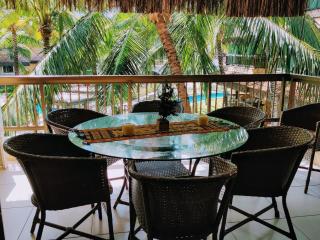 Apartamento Tropical Próximo ao Beach Park com Piscinas e Churrasqueira - 8