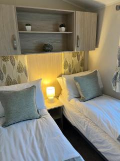 A very comfortable caravan sleeping 6 - 9