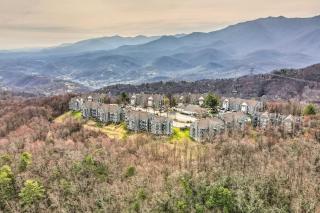 Balcony w/ Mtn, City View: Gatlinburg Summit Condo - 7