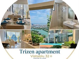 Trizen Colombo stylish high rise condo -Vistablu 32 - 0