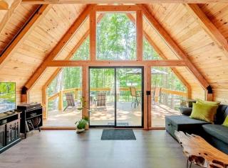 Peaceful A-Frame Cabin with Riverfront Sandbars near Carlton, Georgia - 9