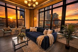 McCormick Place Stylish Corner Suite with Optional Parking and Gym Access Sleep 6 in South Loop Chicago - Chicago - 0