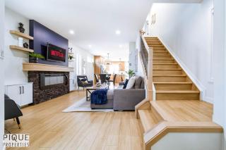 Modern Cozy Home - KingBed - AC - Patio - BBQ - Firepit - 4
