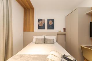 Apartamento 404 - Cena Living · Studio Completo p/ 4 | A/C, Academia e Coworking - 9