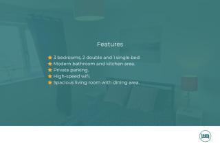 Stylish 3 BDR near Edinburgh Sleeps 5 Free Parking - 9