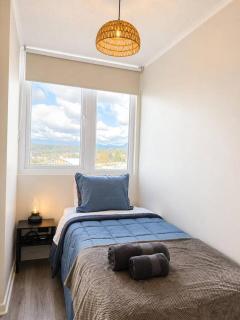 Condominio Mirador al Volcan Depto 3D Premium con Vista al Volcan y Piscina - 7