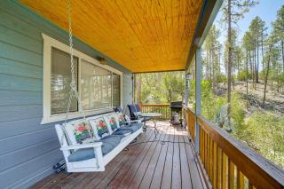 Deck, Trails & Forest Views! Ponderosa Park Cabin - 9