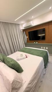 Flat 50m da praia com Piscina, academia, Até 3 pessoas - 5