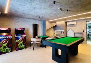 Flat 50m da praia com Piscina, academia, Até 3 pessoas - 4