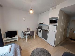 Best location studio in town right next to the train station and free parking Kotimaailma Apartments - 3