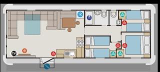 Static Caravan 3 Bed Sleeps 8 Dog Friendly Parking - 7